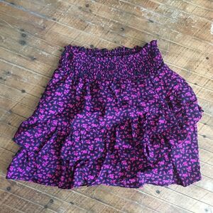 The Skirt Rochelle Behring ruffled S mini skirt